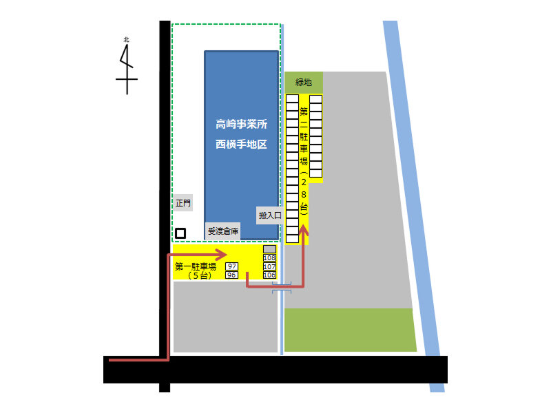 お客様駐車場案内図