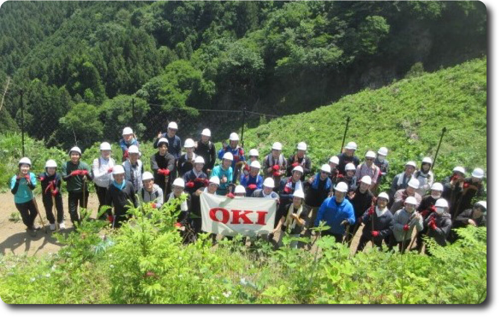 森林ボランティア集合写真