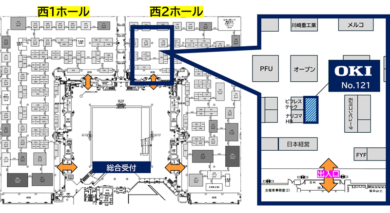 OKIブース 地図画像