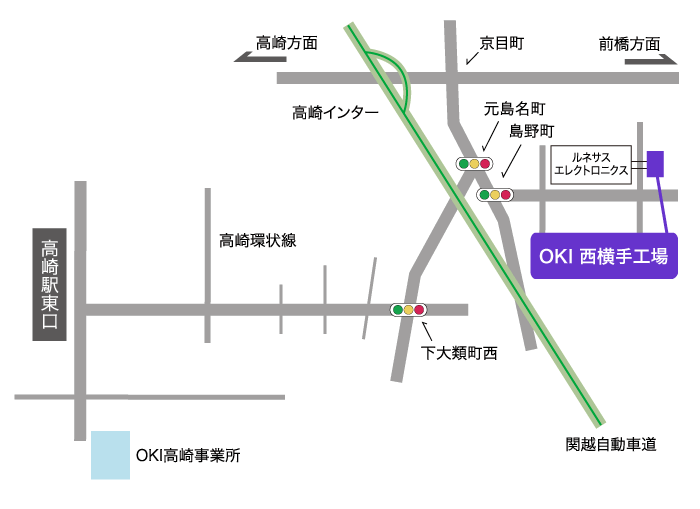 西横手地区地図