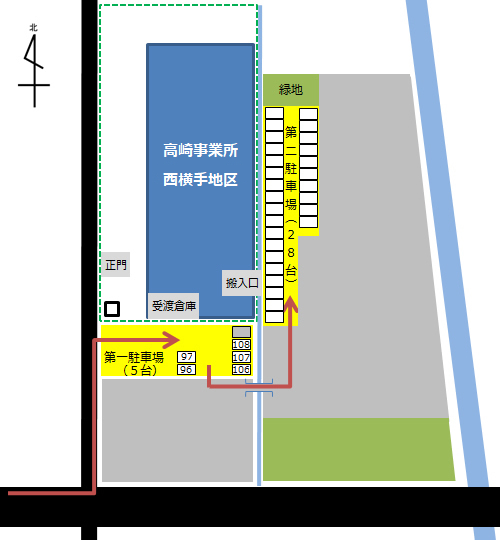 お客様駐車場案内図