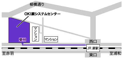 地図-OKI Style Square WARABI Lab.（埼玉県蕨市）