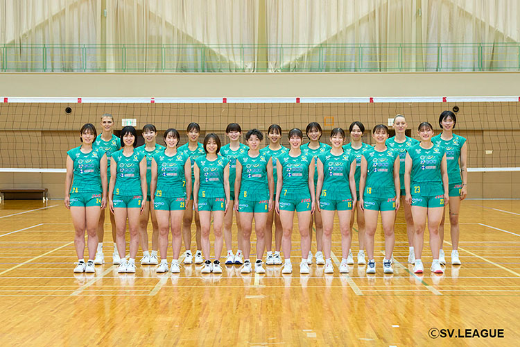 SV.LEAGUE 群馬グリーンウイングスのチーム写真