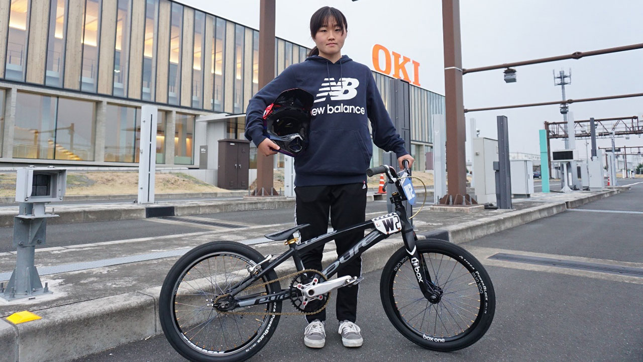 本庄市出身のアスリート「BMXレーシング 澤田茉奈選手」のサポートを開始