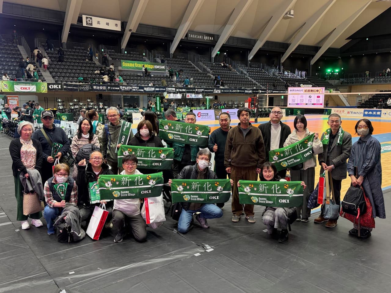 OKI応援メンバーの集合写真