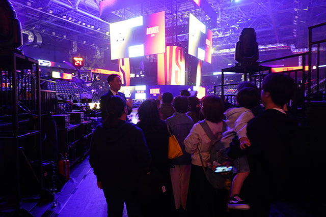 アリーナツアーの様子