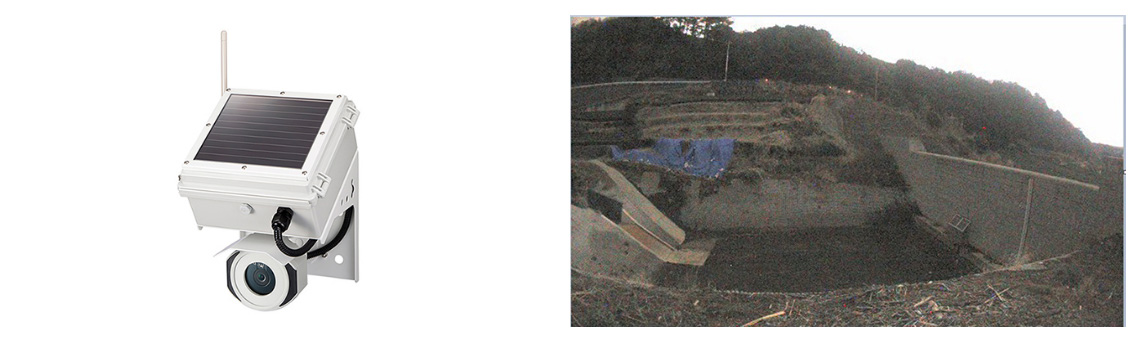 ゼロエナジーゲートウェイ高感度カメラ付 / 砂防ダム監視(午前2時の画像)