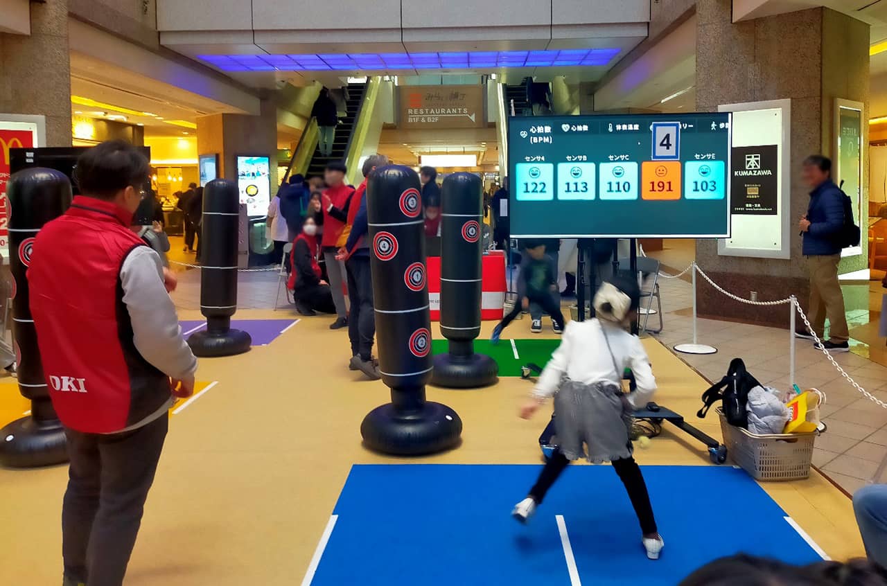 展示会の様子の写真