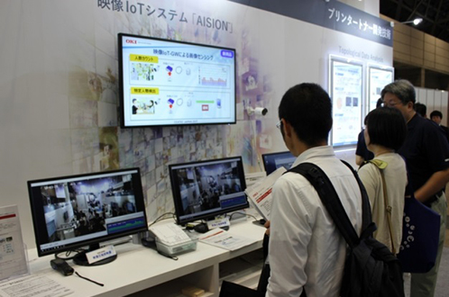 映像圧縮化と画像センシングで高度なサービスを提供する「AISION」(映像IoTソリューションコーナー)