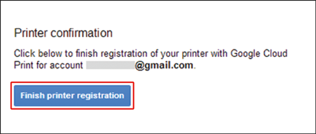 google cloud printer registration