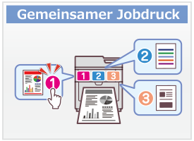 Gemeinsamer Jobdruck