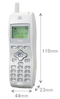 デジタルコードレス電話機「UM7700」｜IPテレフォニー｜OKI