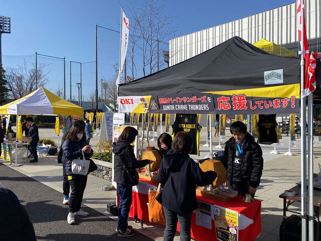 OKIブース抽選会の様子