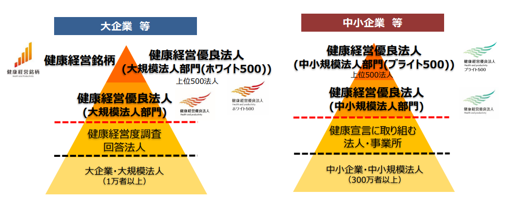 健康経営優良法人認定制度とはのイメージ