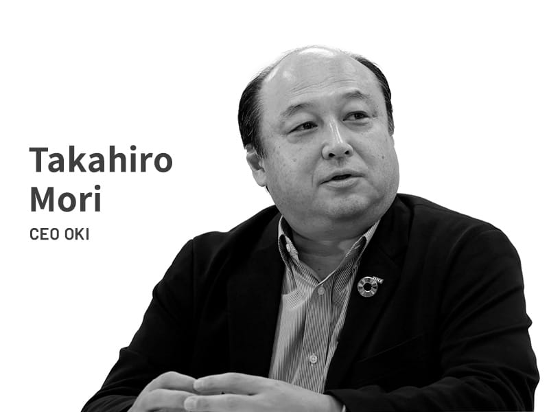 Takahiro Mori CEO OKI