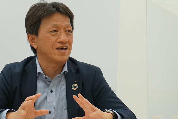 CINO兼CTOの藤原の写真