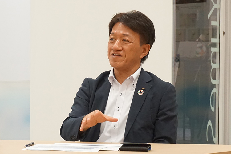 藤原執行役員 CINO兼CTOの写真