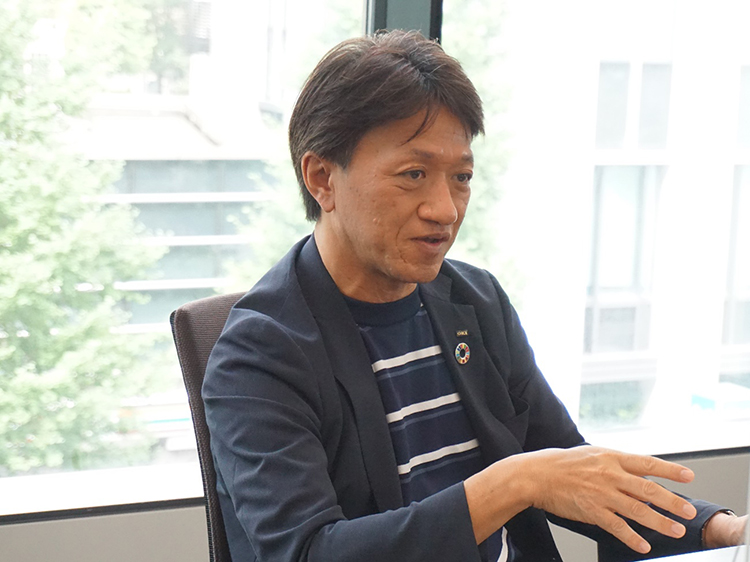 藤原執行役員 CINO兼CTOの写真