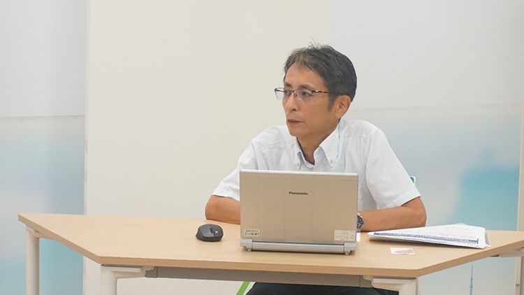 特機システム事業部 田辺事業企画部長の写真