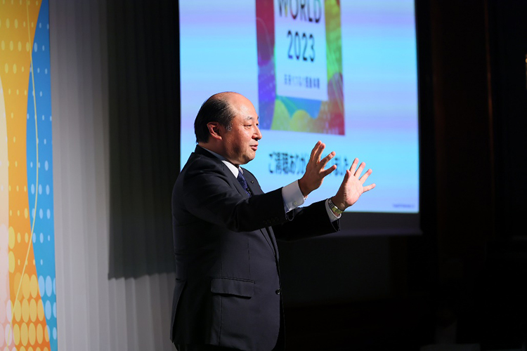 森社長によるウェルカムセッションの写真