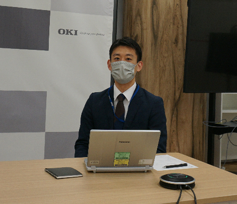 JREMとの共創WSについて語る永見さんの写真