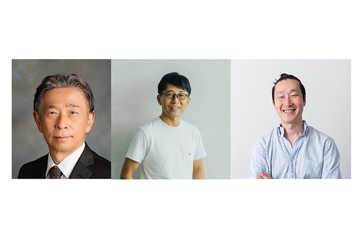 座談会に参加した共創WSのキーメンバー（左から、伊加田さん、奥谷さん、永見さん、井上さん、青木さん）の写真