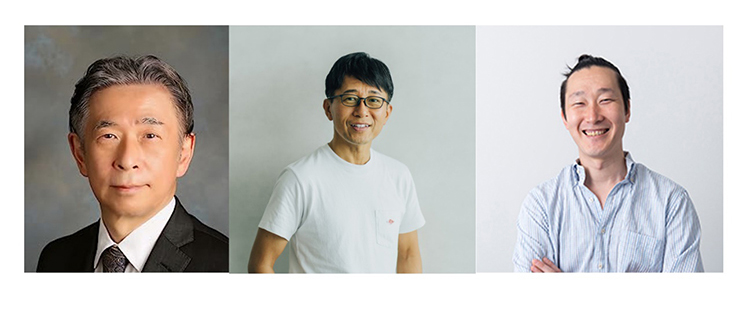 アクセラレーションプログラムに協力いただいている JIN 紺野登代表理事 新規事業家 守屋実さん チームゼロイチ 赤木優理さんの写真
