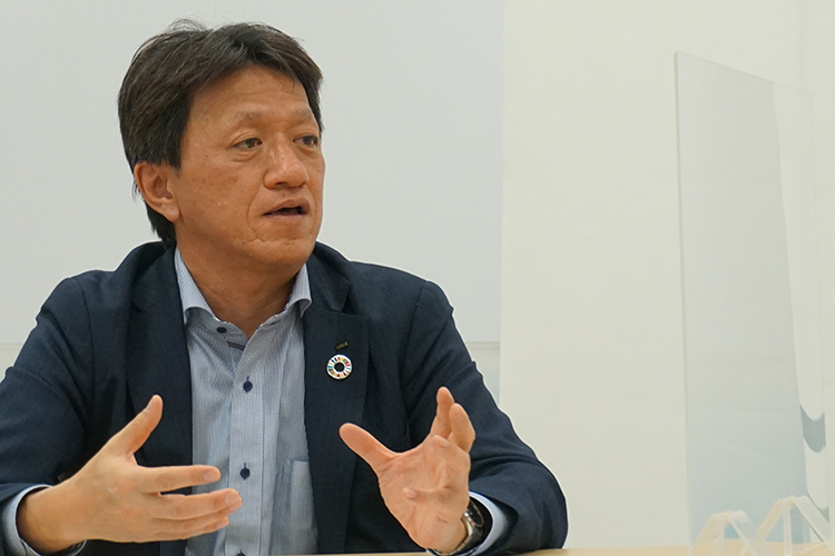 OKI執行役員藤原CINO兼CTOの写真