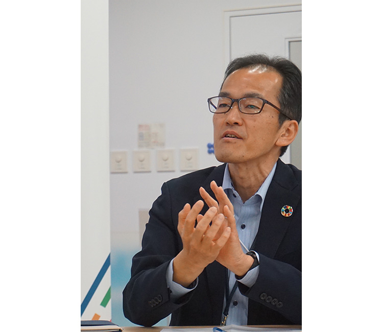 OKI 宇田川部長の写真