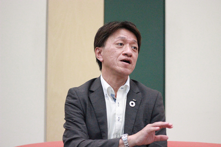 OKI 藤原執行役員 CINO兼CTOの写真
