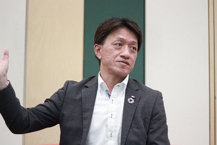 OKI 藤原執行役員 CINO兼CTOの写真