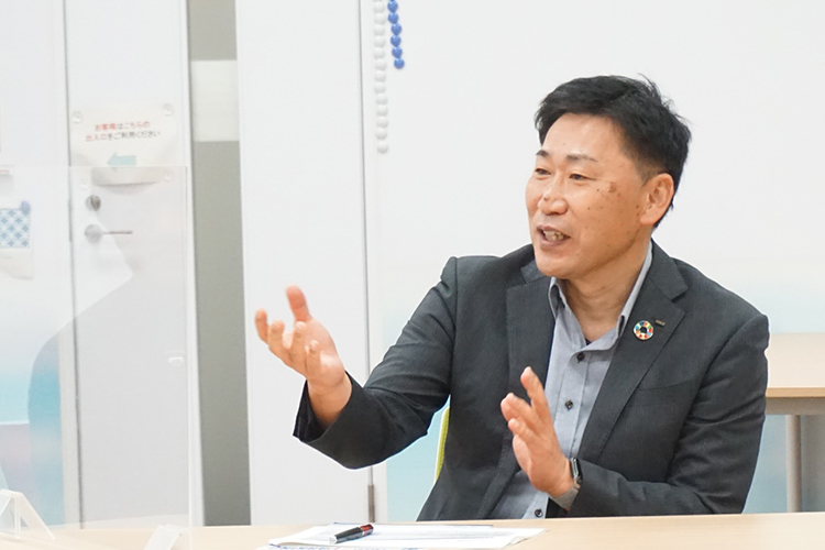 SS事本 IoTプラットフォーム事業部IoTシステム部 永井部長の写真