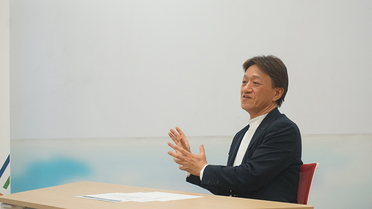 OKI 藤原執行役員(CINO、イノベーション事業開発センター担当)の写真