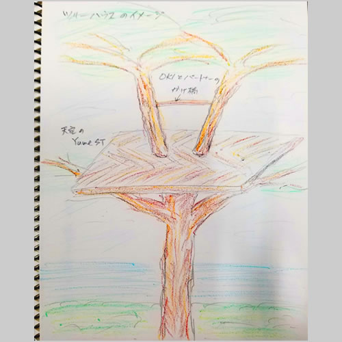 Yume STツリーハウスのイラスト