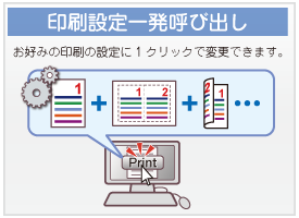 印刷設定一発呼び出し