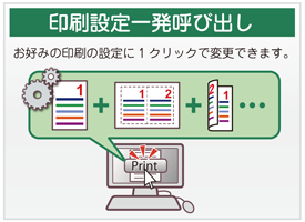 印刷設定一発呼び出し
