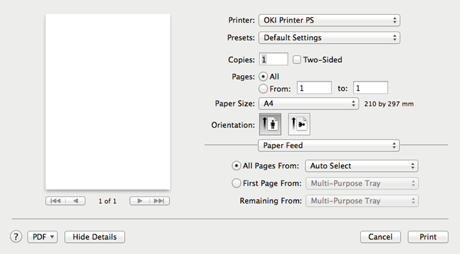 how to change default printer paper size on mac os x how to change default printer paper size on mac os x