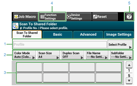 duplex scan function