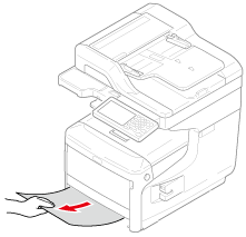 oki 391 paper jam