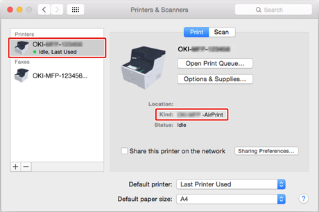 How to install an HP printer in macOS using AirPrint, HP printers