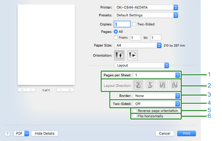 høg lungebetændelse pålidelighed About Screens and Functions of Each Printer Driver | OKI