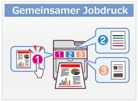 Gemeinsamer Jobdruck