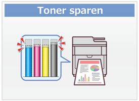 Toner sparen