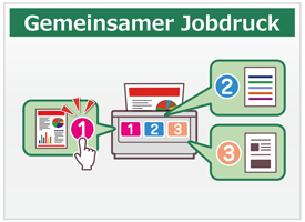 Gemeinsamer Jobdruck