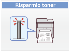 Risparmio toner