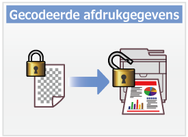 Gecodeerde afdrukgegevens