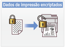 Dados de impressão encriptados