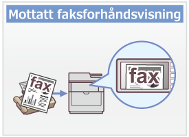 Mottatt faksforhåndsvisning