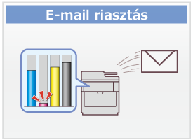 E-mail riasztás