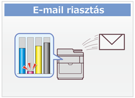 E-mail riasztás